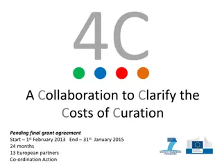 Clarifying Costs of Curation in Collaborative European Project