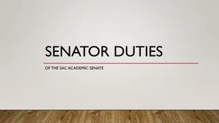 Responsibilities of SAC Academic Senate Division and Adjunct Senators