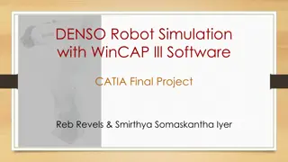 DENSO Robot Simulation Using WinCap lll Software - Final Project Details