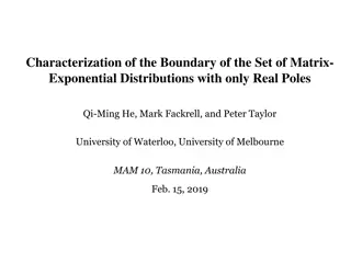 Boundary Characterization of Matrix-Exponential Distributions