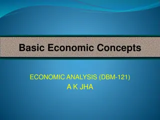 Economic Concepts: Needs, Wants, Goods, and Services