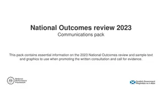 2023 National Outcomes Review: Essential Information & Resources