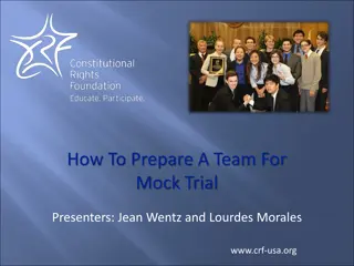 Preparing a Mock Trial Team: Essential Steps and Roles