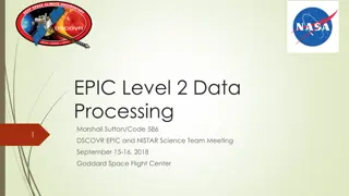Data Processing Updates and Challenges for EPIC Science Team Meetings