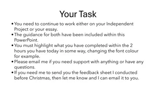 Crafting a Unique Extended Essay on Artistic Exploration