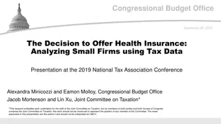 Analyzing Small Firms' Health Insurance Decisions