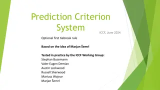 The Prediction Criterion System in Correspondence Chess - June 2024