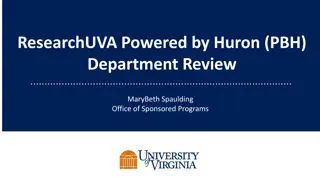 Department Review Process Overview at UVA