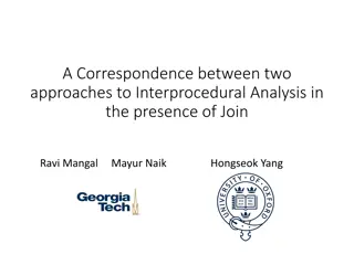 Comparing Approaches to Interprocedural Analysis in Software Development