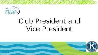 Key Club Leadership Responsibilities and Duties