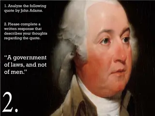 Thoughts on John Adams' Quote About Government