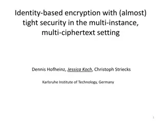 Identity-Based Encryption with Tight Security in Multi-Instance Setting