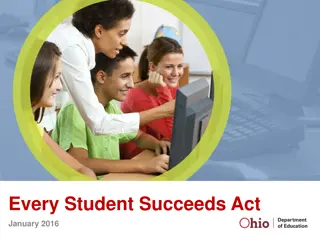 Every Student Succeeds Act Implementation Timeline
