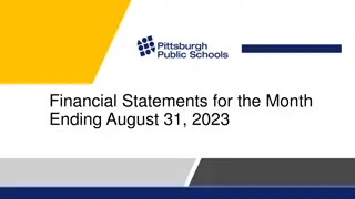 Financial Statement Review and Analysis August 2023