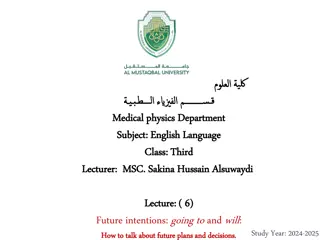 Mastering Future Tenses: Plans, Decisions, and Predictions