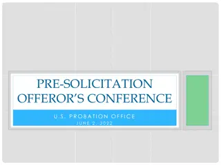 Northern District of Illinois Treatment Services Offerors Conference Details