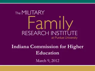 Supporting Military Families in Indiana: MFRI and Operation Diploma Initiatives