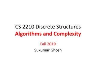 Algorithm Time Complexity and Sorting Techniques