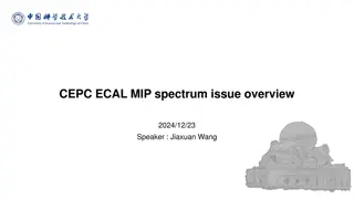 CEPC ECAL MIP Spectrum Issue Overview - Energy Reconstruction and Temperature Comparison Insights