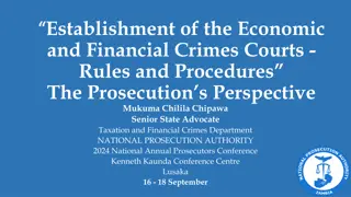 Insights into Economic and Financial Crimes Court Establishment and Procedures