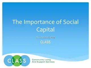 The Role of Social Capital in Community Well-being