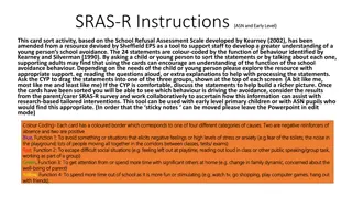 School Avoidance Behavior with SRAS-R Card Sort Activity