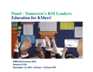 Empowering Future KM Leaders: Education Insights from Industry Experts