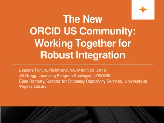 Enhancing Research Collaboration with ORCID Integration at University of Virginia