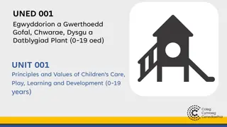 Positive Approaches and Support for Children's Behavior in Care and Development