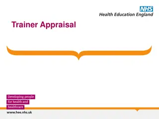 Trainer Appraisal and Peer Review Process for Medical Professionals