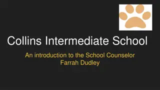 Meet Farrah Dudley, Your School Counselor at Collins Intermediate School