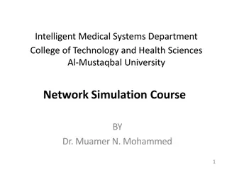 Advanced Network Simulation Course for Technology and Health Sciences at Al-Mustaqbal University
