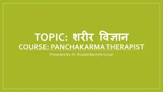 Panchakarma Therapist Course by Dr. Roopali Barmola Uniyal