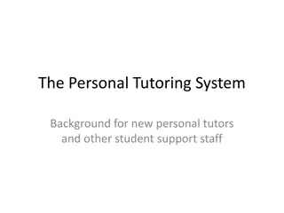 Personal Tutoring System for Academic Guidance and Support
