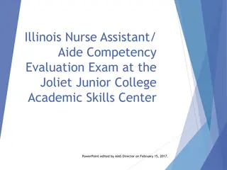 Nurse Assistant/Aide Competency Exam Overview