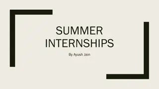 Summer Internship Preparation Guide by Ayush Jain