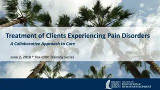Innovative Approach to Treating Pain Disorders with Collaborative Care
