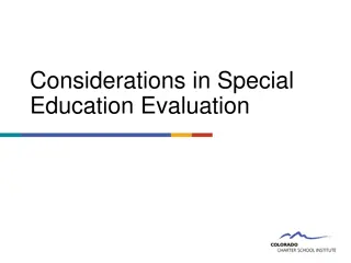 Exploring Special Education Evaluation for Multilingual Learners