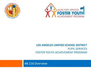 High School Graduation Requirements for Foster Youth in Los Angeles Unified School District