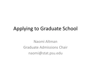 Tips for Applying to Graduate School: Program, Degree, Schools, References