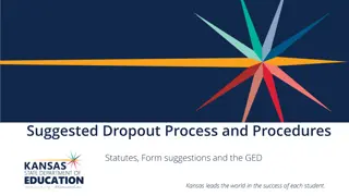 Kansas Dropout Process and GED Statutes