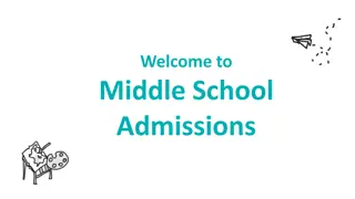 Middle School Admissions: How to Apply and School Options