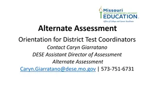 District Test Coordinator Responsibilities
