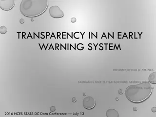Transparency in Early Warning System at Fairbanks School District