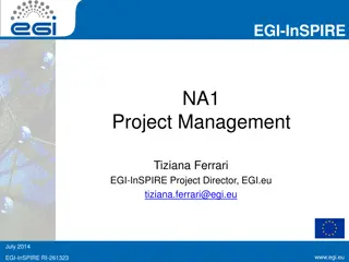 EGI-InSPIRE Project Management Overview