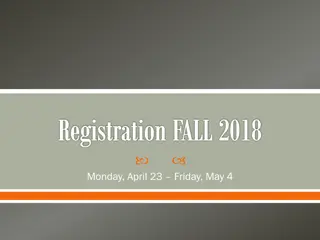 AUCA Fall 2018 Registration and Course Information