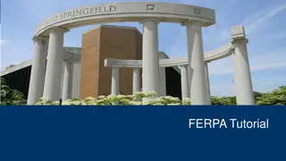 FERPA: Your Rights and Responsibilities
