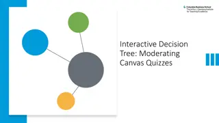 Interactive Decision Tree for Moderating Canvas Quizzes
