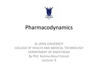 Pharmacodynamics: Mechanisms of Drug Action