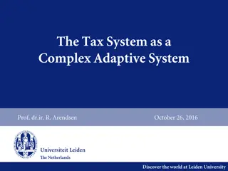 The Tax System as a Complex Adaptive System